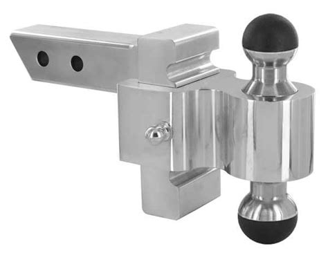 Rapid Hitch Adjustable Aluminum Ball Mount Kit With Greaseless Balls