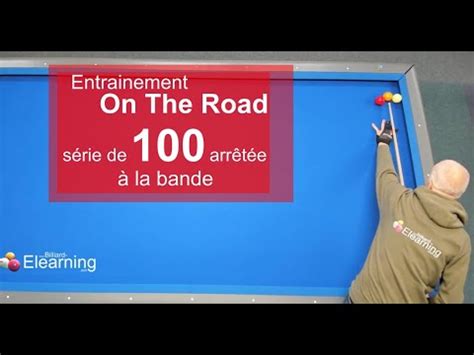 Billard français Billiard E Learning Entrainement On The Road