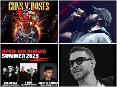 Luxembourg Guns N Roses Damso Les Sex Pistols Les Nouveaux Noms Du Luxexpo Avec Justin