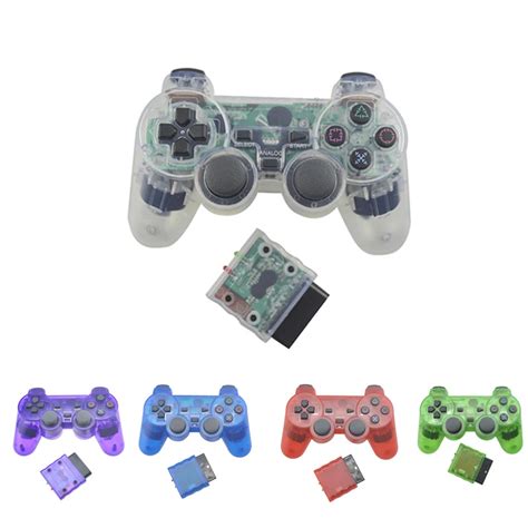 Беспроводной геймпад для Sony PS2, 2,4G, с вибрацией, Bluetooth ...