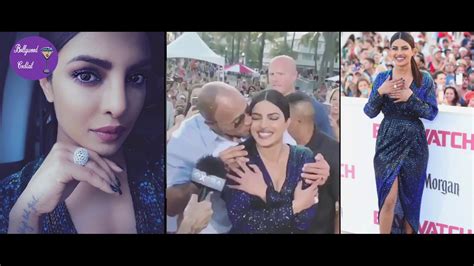 Even Dwayne Johnson Couldnt Stop Himself From Kissing Priyanka Gorgeous Look Youtube