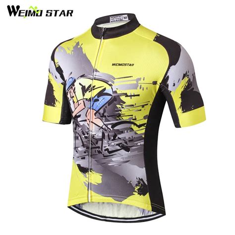 Weimostar Racing Sport Cycling Jersey Men Top Summer Mtb Bike