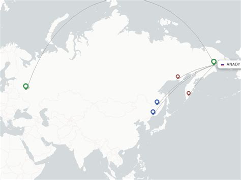 Direct Non Stop Flights From Anadyr To Magadan Schedules