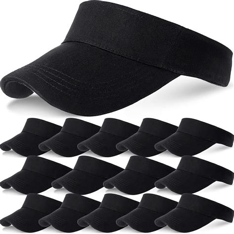 Pieces Sun Visor Hats Adjustable Sun Protection Sports Visor