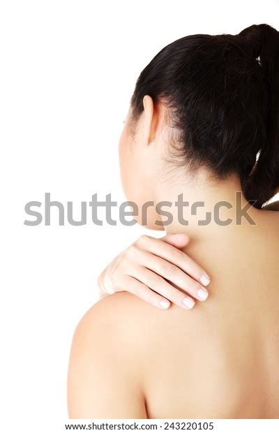 Back View Nude Woman Touching Her Stock Photo 243220105 Shutterstock