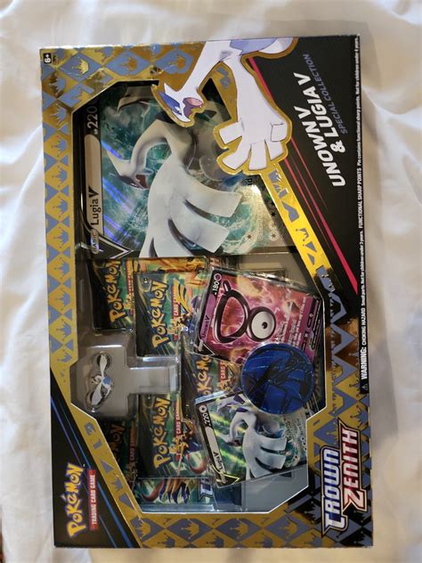 POKEMON TCG CROWN ZENITH UNOWN V LUGIA V SPECIAL COLLECTION Hobbies