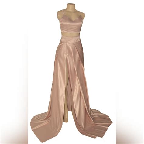 Piece Rose Gold Satin Matric Farewell Dress Atelier Yuwaciaojp