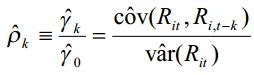 How To Calculate Stocks Autocorrelation In Excel