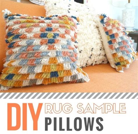 Diy Bohemian Rug Sample Pillow