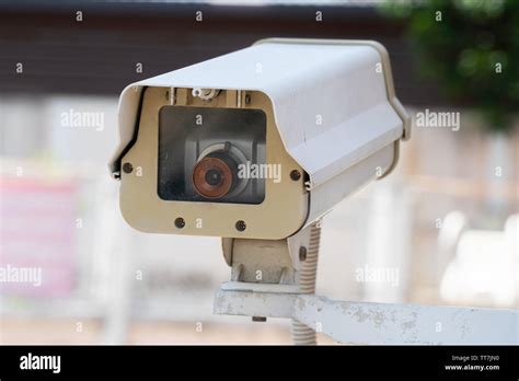 Security CCTV Camera Private Property Protection Stock Photo Alamy