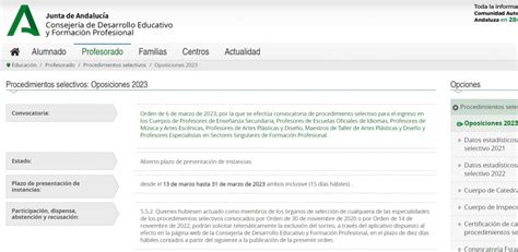 Enlace a la página de la Consejería de Desarrollo Educativo y Formación