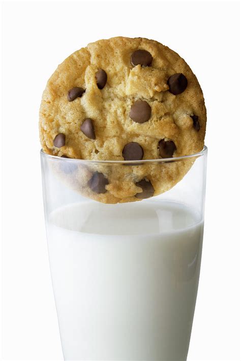 Chocolate Chip Cookie And Glass Of Milk Photograph By Burazin Pixels