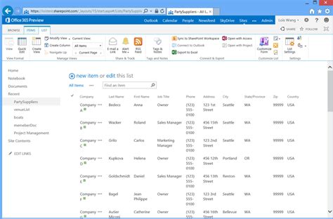 Connect Your Access Web Apps To Sharepoint Lists Microsoft Blog