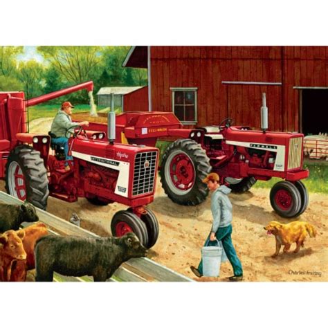 Masterpieces Farmall Feeding Time 1000 Piece Jigsaw Puzzle Tin