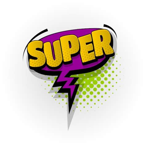 Premium Vector | Super wow sound comic book text effects template ...