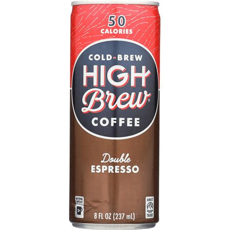 High Brew Coffee Coffee - Ready to Drink - Double Espresso - 8 oz ...