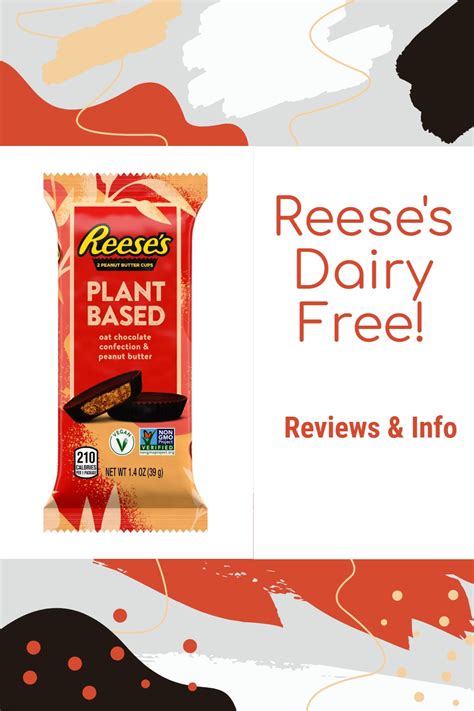 Reese S Plant Based Peanut Butter Cups Info Dairy Free