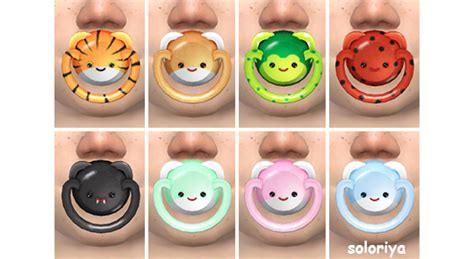 soloriya: Pacifier for Toddlers Accessory. Sims 4