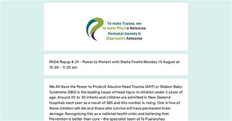 Perinatal Anxiety Depression Aotearoa