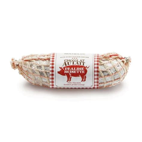 Saucisson Chocolat Cadeau Original Pour Gourmand