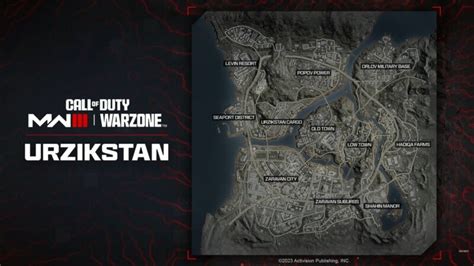 New Warzone Map Is Revealed as Urzikstan