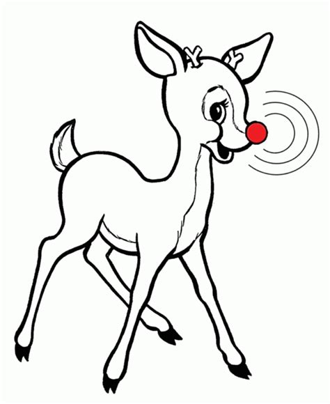 Free Rudolph The Red Nosed Reindeer Drawing, Download Free Rudolph The ...