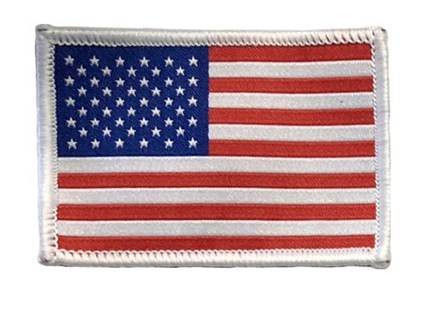 Us Usa American Flag Iron On Sew On Embroidered Patch Badge Etsy