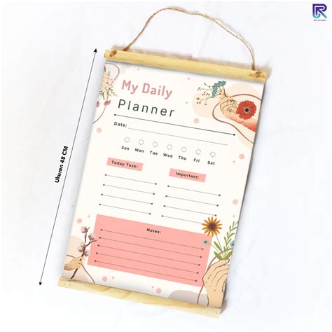 Jual RHA GALLERY Planner Daily Weekly Schedule Activity Wipe And