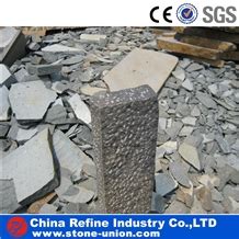 Natural Split Hainan Black Basalt Kerbstone From China Stonecontact