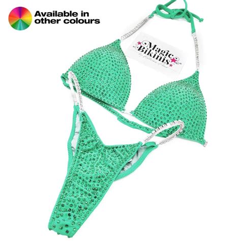 Quick Ship Bikini 170 Bikini I Matching Crystals 3 4mm Spacing Magic Bikinis Custom