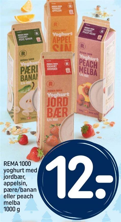 Rema 1000 Yoghurt Appelsin Tilbud Hos Rema 1000