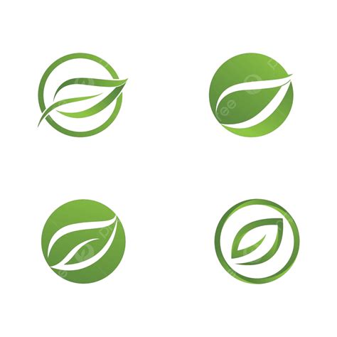 Logotipos De La Ecología De La Hoja Del árbol Verde Planta Ecológica Vector Png Ecológico