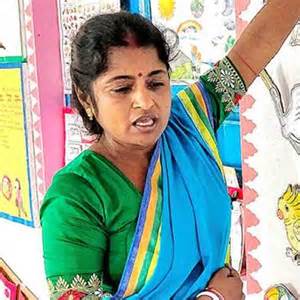supriti karmakar  teacher  anganwadi center  khandaghoseh