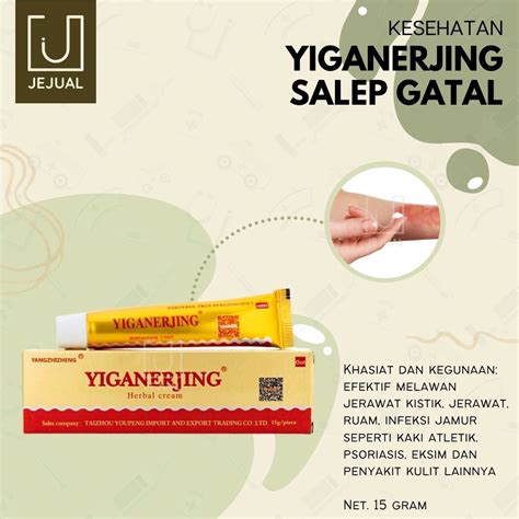 Jual Salep Yiganerjing Cream China Gatal Gatel Dermatitis Psoriasis