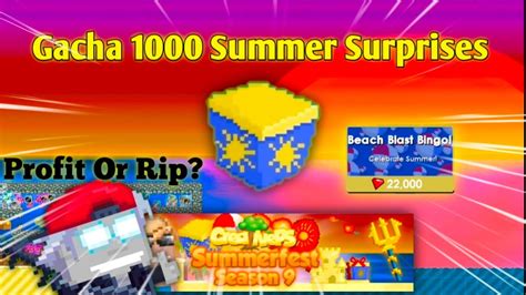 New Update Summerfest Season 9 Gacha 1000 Summer Surprises Profit