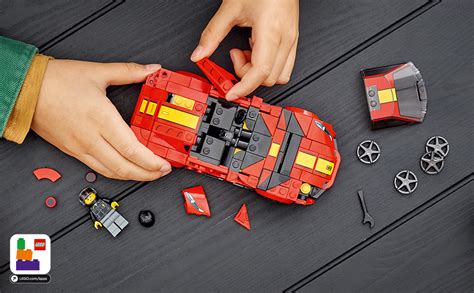 LEGO 76914 Speed Champions Ferrari 812 Competizione, Sports Car Toy ...