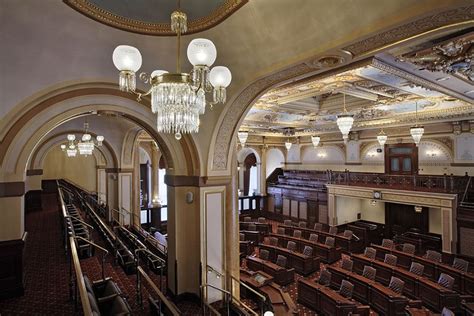 Illinois State Capitol Legislative Chambers Randy Burkett Lighting Design