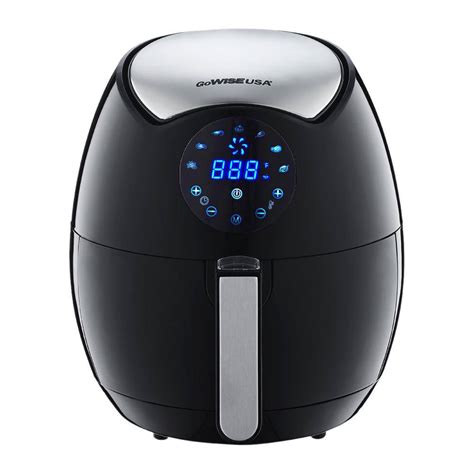 Gowise Usa 3 7 Qt Digital Touchscreen Air Fryer With Recipe Book Gw22621 The Home Depot