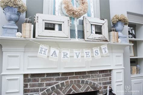 Harvest Banner Free Printable- Cute Fall Decor DIY