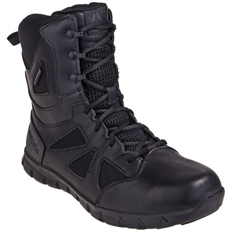 Reebok Boots Women S Black Waterproof Eh Sublite 8 Inch Cushion Rb806 Tactical Boots