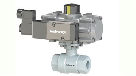 Air Actuated Way Stainless Ball Valves All Stainless Youtube