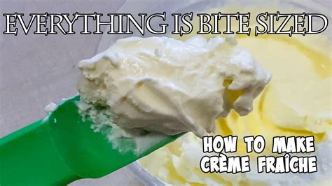 How To Make Crème Fraîche Youtube