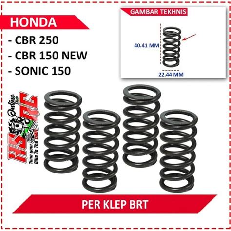 Jual Per Klep Racing Japan Brt Honda Sonic Cbr Cbr New Fi