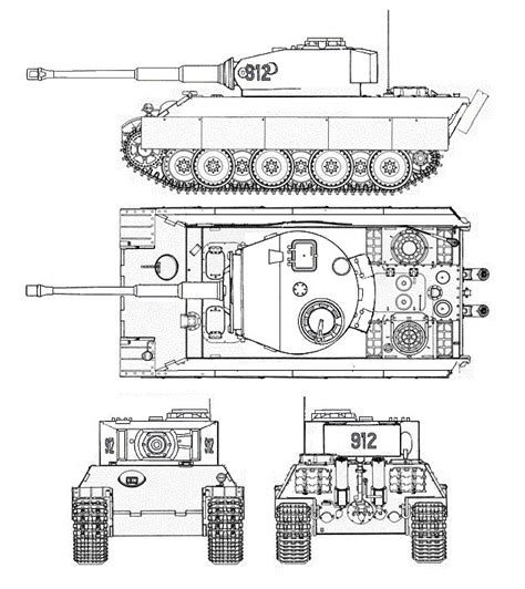 Panther Tank Blueprints