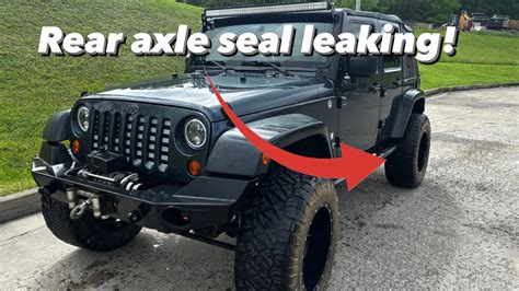 Jeep Wrangler Axle Seal Bearing Removal And Installation