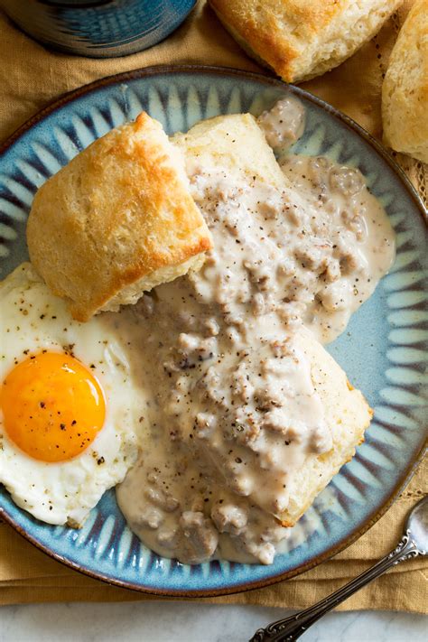 Biscuits and Sausage Gravy - Cooking Classy