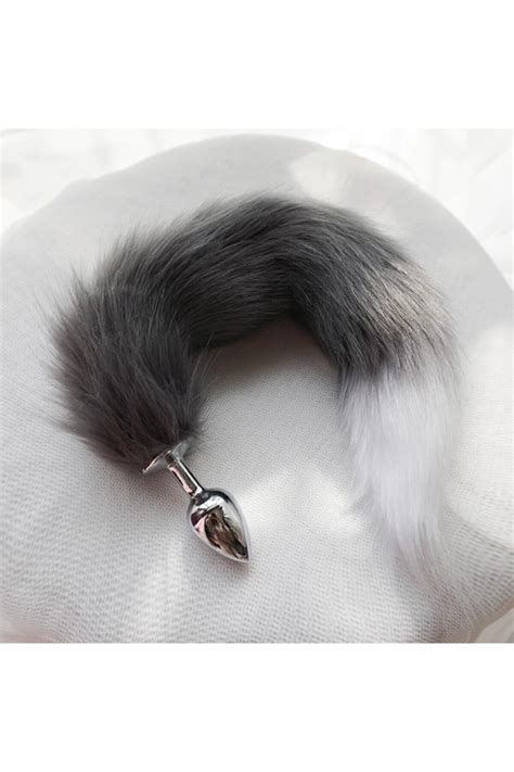 sex toys Tilki Kuyruğu Plug Gri Beyaz Fiyatı Yorumları