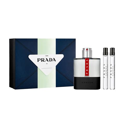 Kit Prada Luna Rossa Carbon Eau De Toilette Ml Caneta X Ml