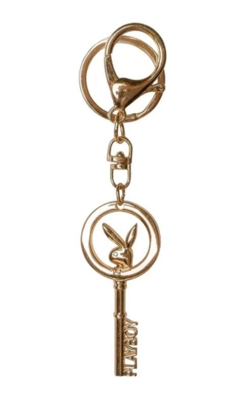 New PLAYBOY Gold Key Chain Hobbies Toys Stationery Craft Other