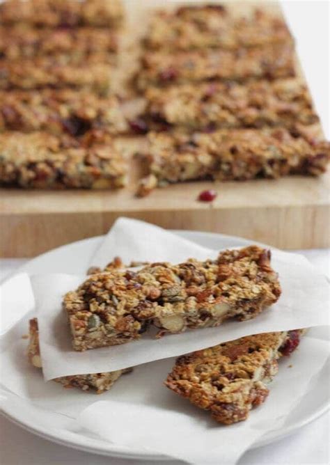 Fruit and Nut Snack Bars - Neils Healthy Meals